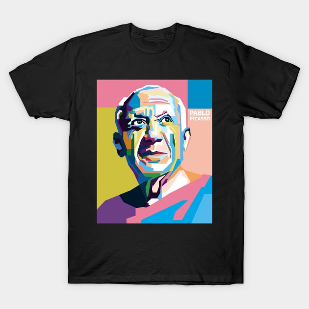 Abstract Pablo picasso Popart T-Shirt by smd90